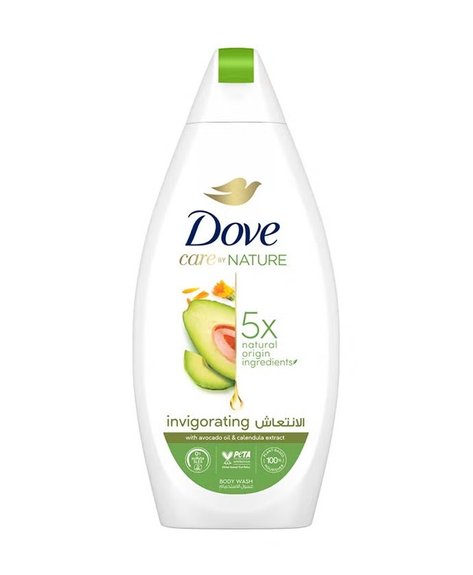 Dove Care By Nature Avocado And Calendula Invigorating Body Wash 500.0ml - Image 1
